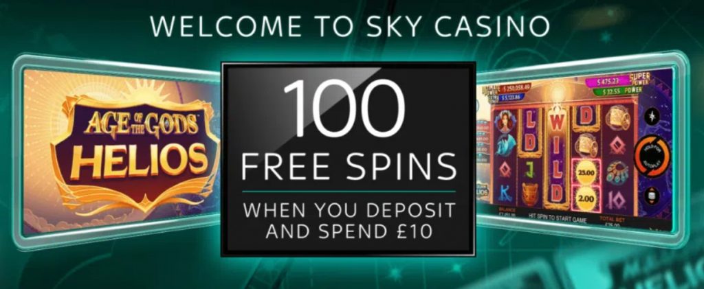 Bonuses offered by Sky Casino 1